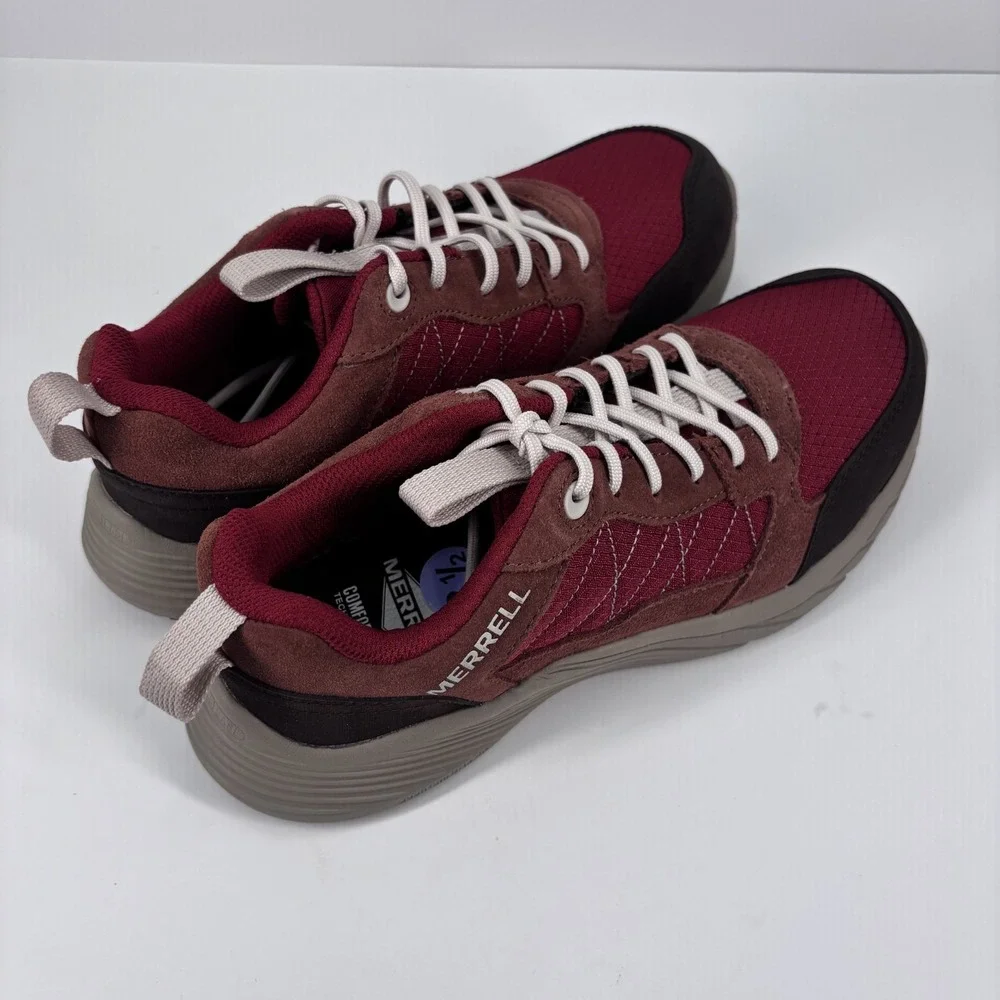 Merrell Alpine Carbon Fiber Toe Work Sneakers Women's US‎ 8.5 Red/Brown J005240